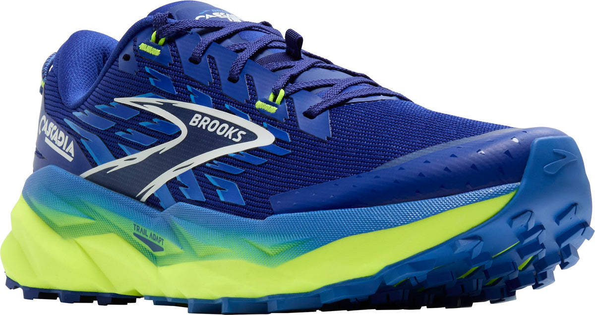 Brooks Cascadia 19 WIDE FIT Men's Trail Running Shoes - Blue