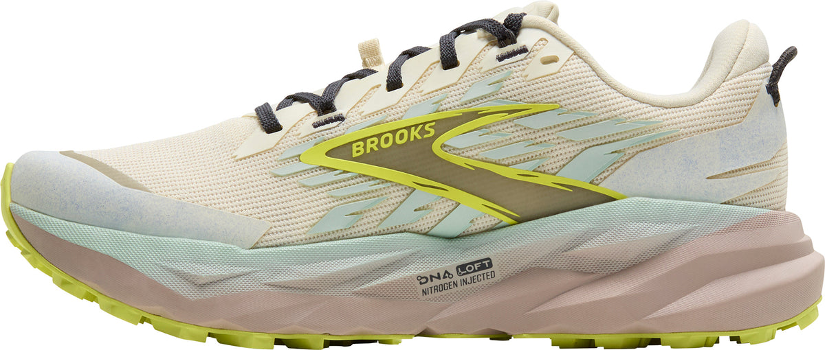 Brooks Cascadia 19 WIDE FIT Women's Trail Running Shoes - Cream