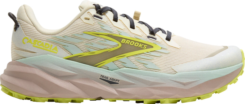 Brooks Cascadia 19 Women's Trail Running Shoes - Cream