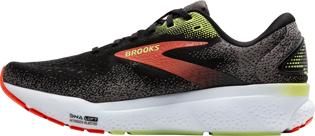 Brooks Ghost 16 WIDE FIT (2E) Men's Running Shoes - Black
