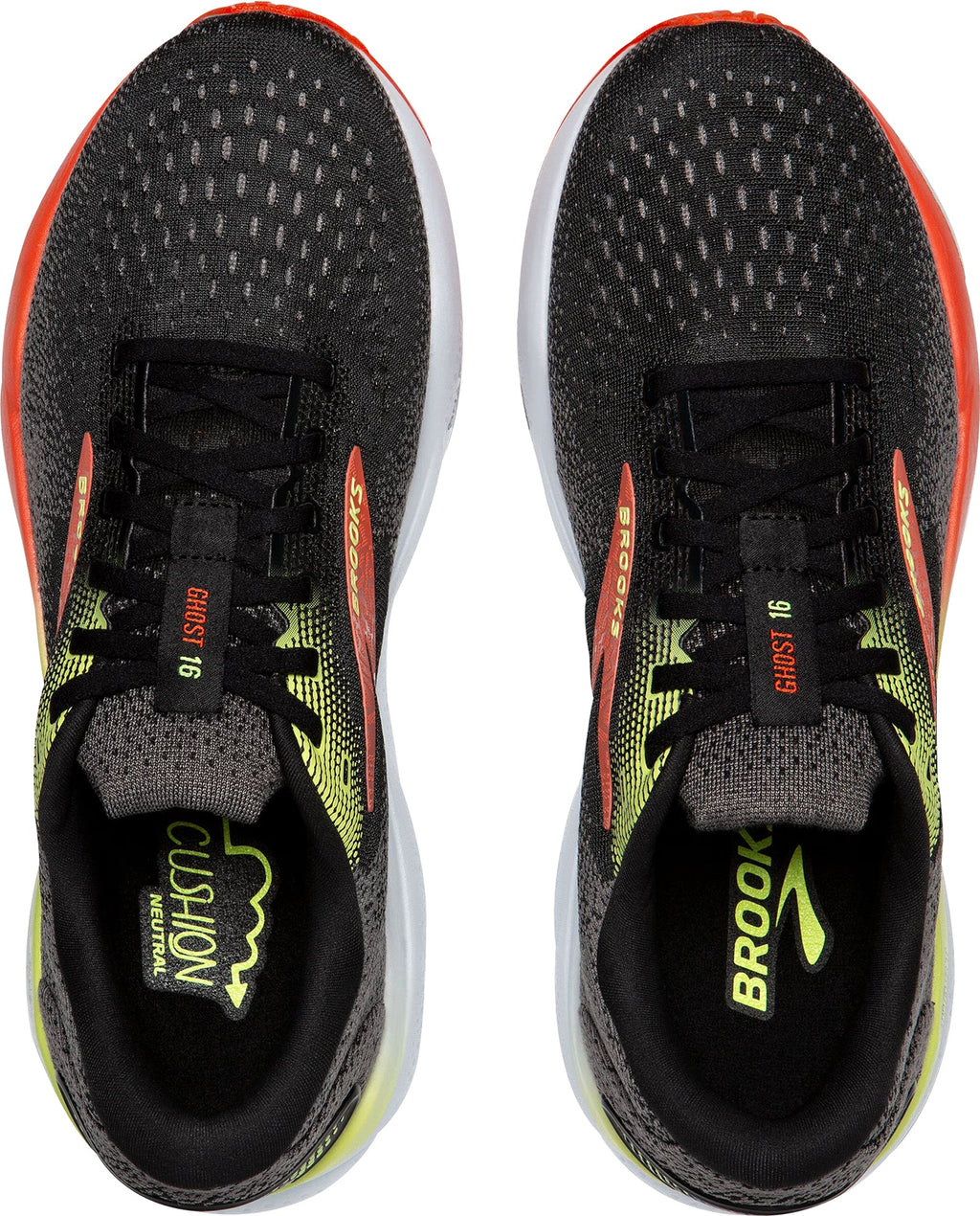 Brooks Ghost 16 WIDE FIT (2E) Men's Running Shoes - Black