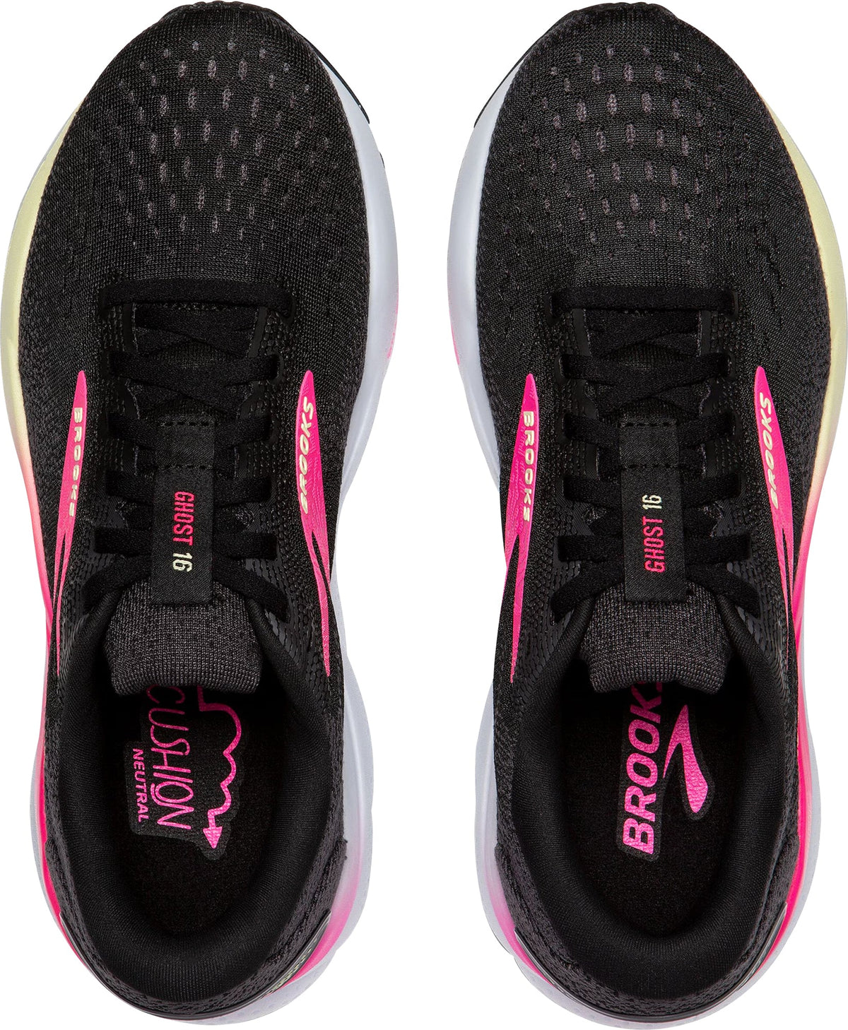 Brooks Ghost 16 Women's Running Shoes - Black