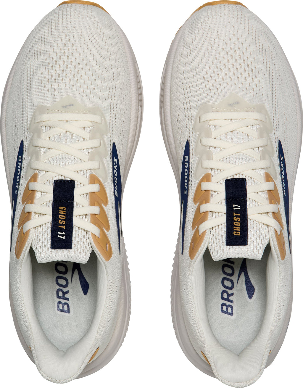 Brooks Ghost 17 Men's Running Shoes - Cream