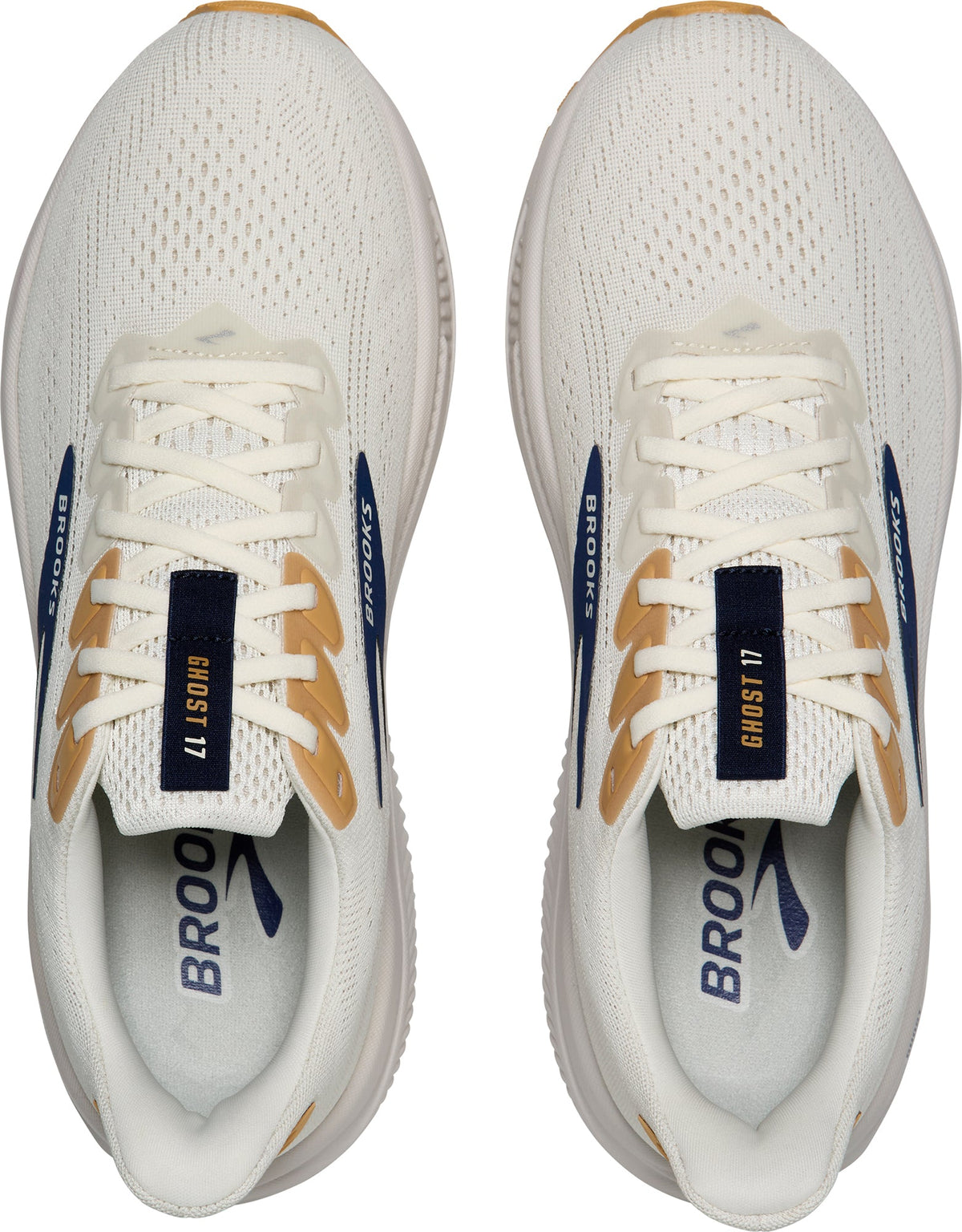 Brooks Ghost 17 Men's Running Shoes - Cream