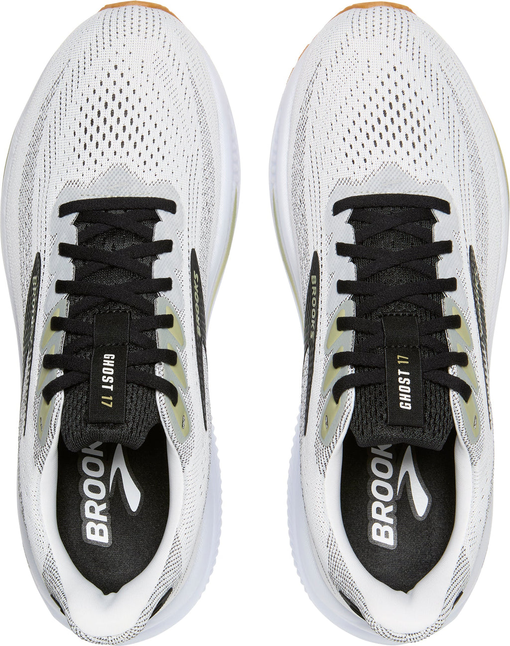 Brooks Ghost 17 Men's Running Shoes - White