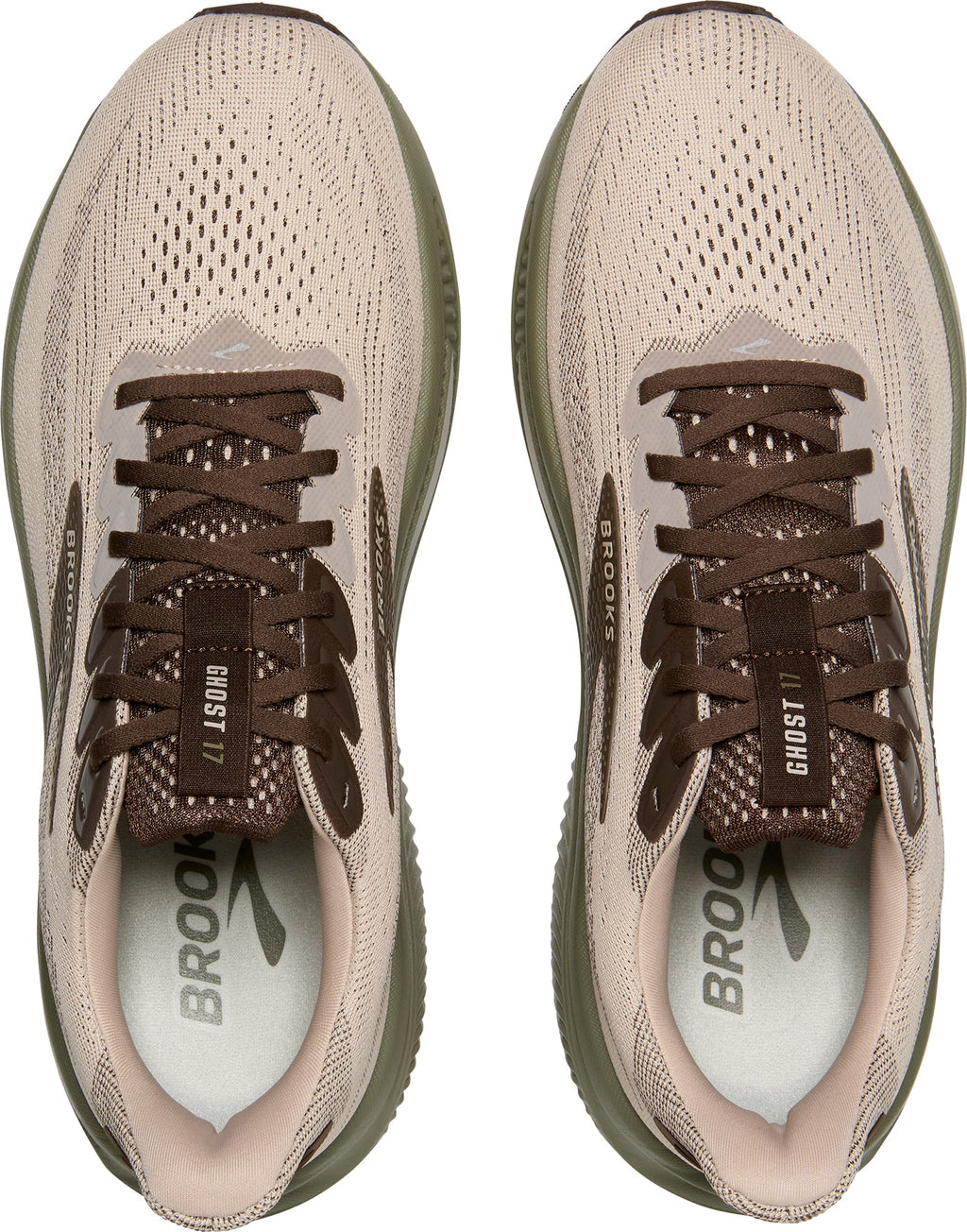 Brooks Ghost 17 Men's Running Shoes - Brown