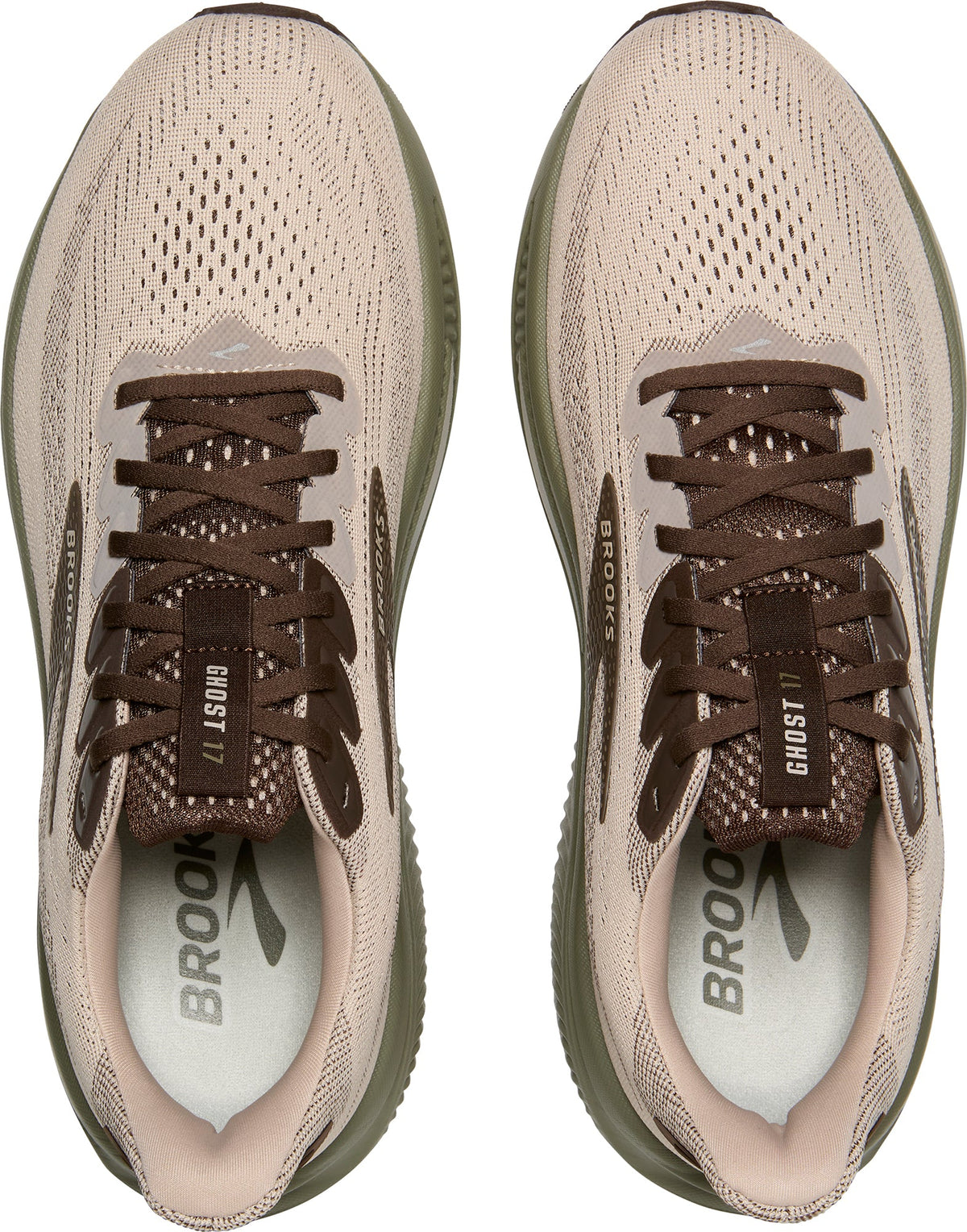 Brooks Ghost 17 Men's Running Shoes - Brown