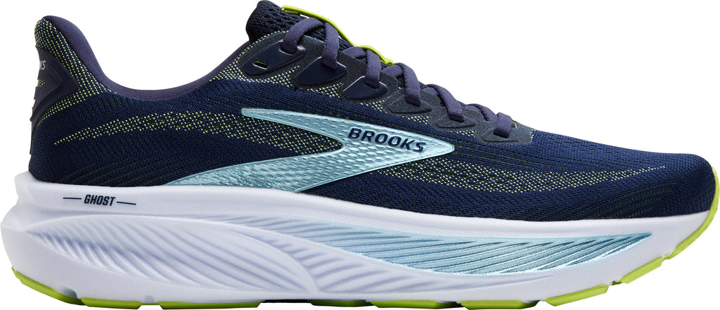 Brooks Ghost 17 WIDE FIT (2E) Men's Running Shoes - Blue