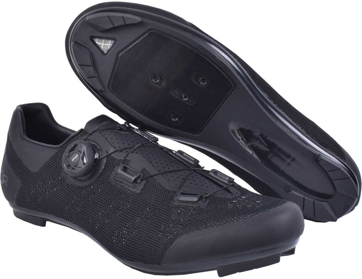 FLR F-11 XD-Knit Pro Men's Road Cycling Shoes - Black