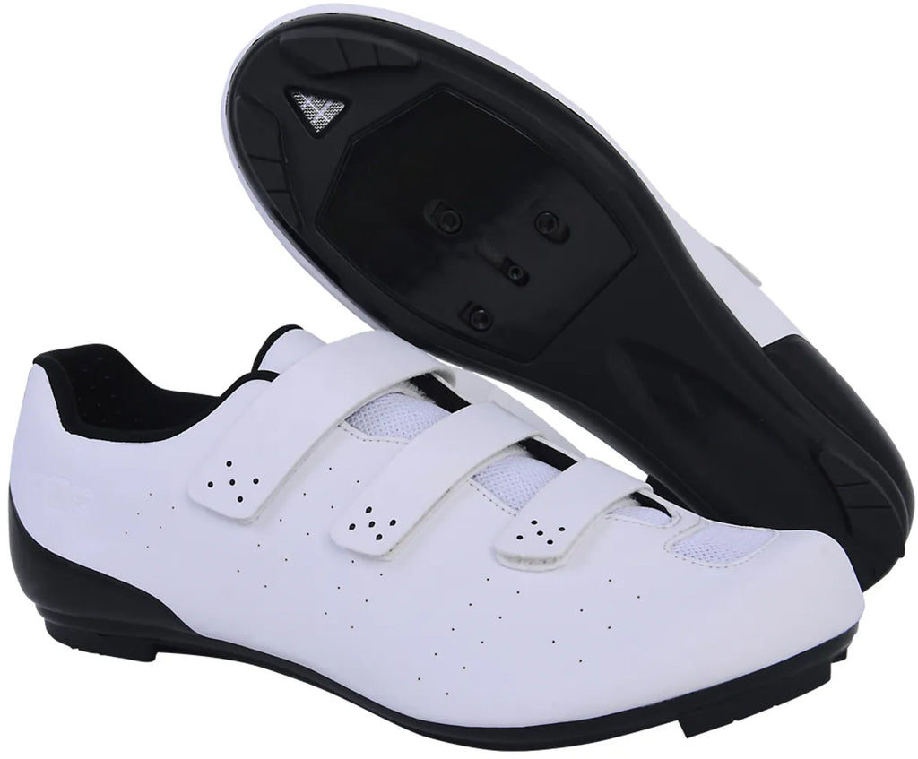 FLR F-37 Men's Road Cycling Shoes - White