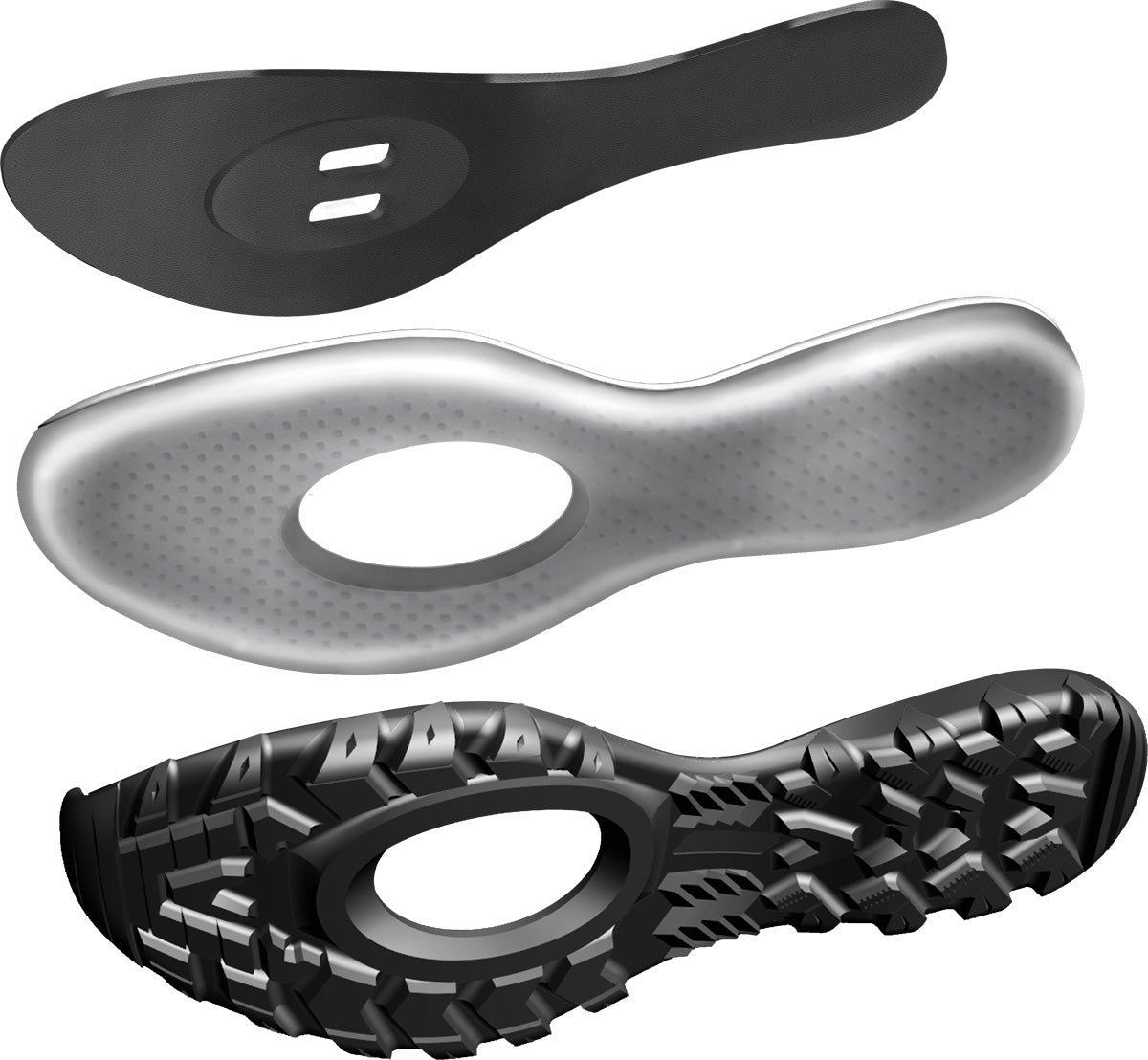 FLR Rexston Men's MTB Cycling Shoes - Black