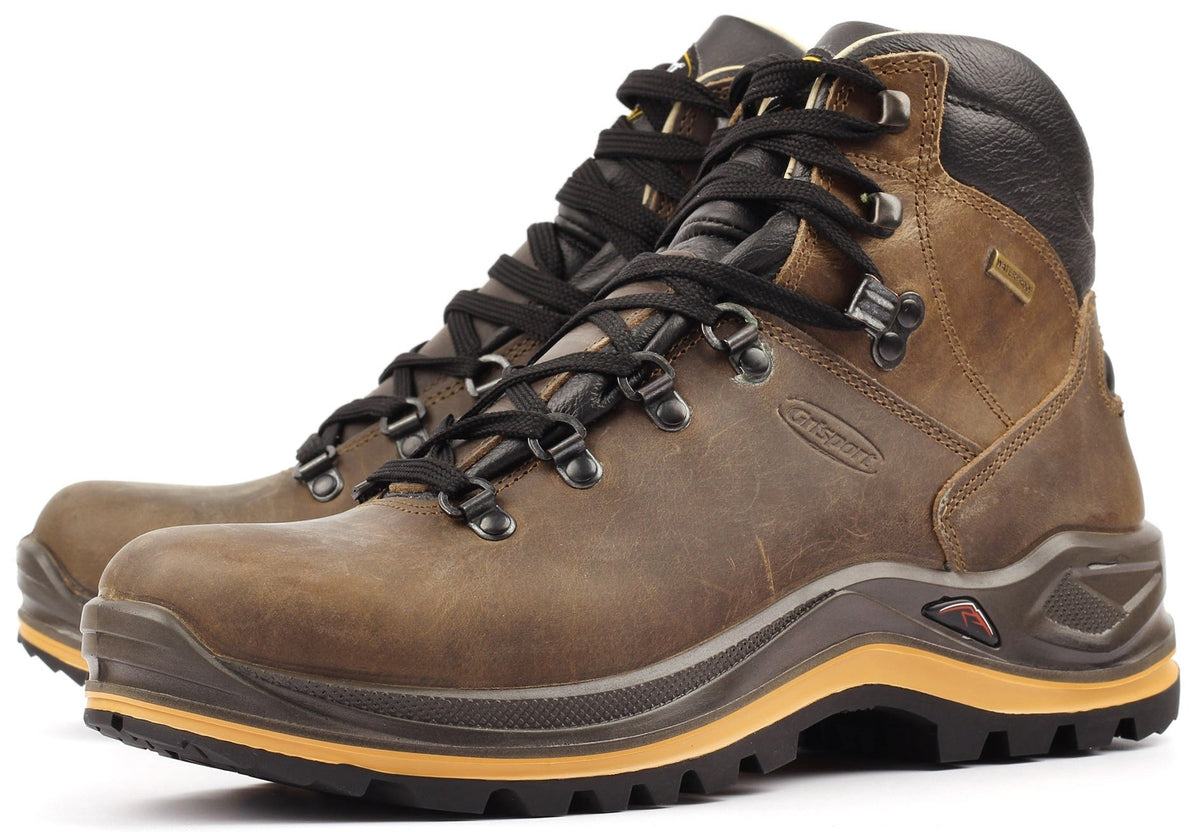 Grisport Aztec WIDE FIT Waterproof Men's Walking Boots - Brown