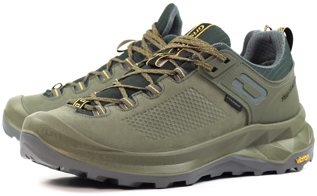 Grisport Vent Waterproof Men's Walking Shoes - Green
