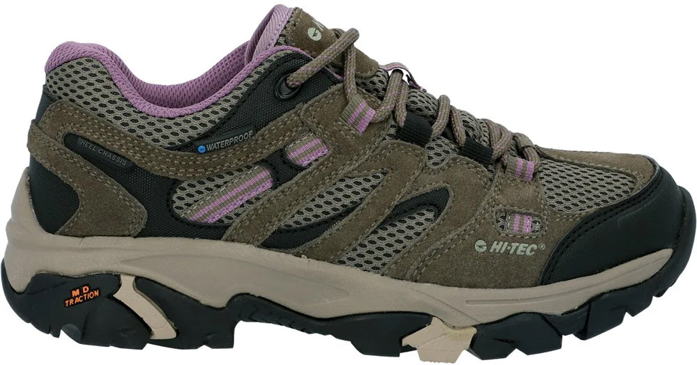 Hi-Tec Apex Lite Waterproof Women's Walking Shoes - Green