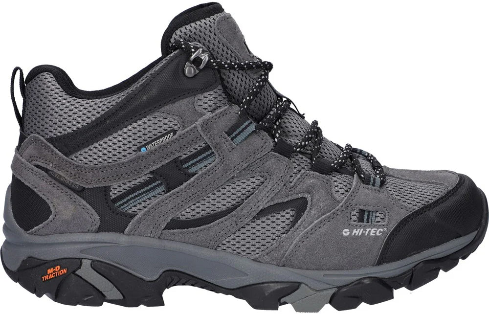 Hi-Tec Apex Lite Mid Waterproof Men's Walking Boots - Grey