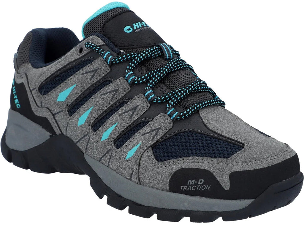 Hi-Tec Corzo Waterproof Women's Walking Shoes - Grey