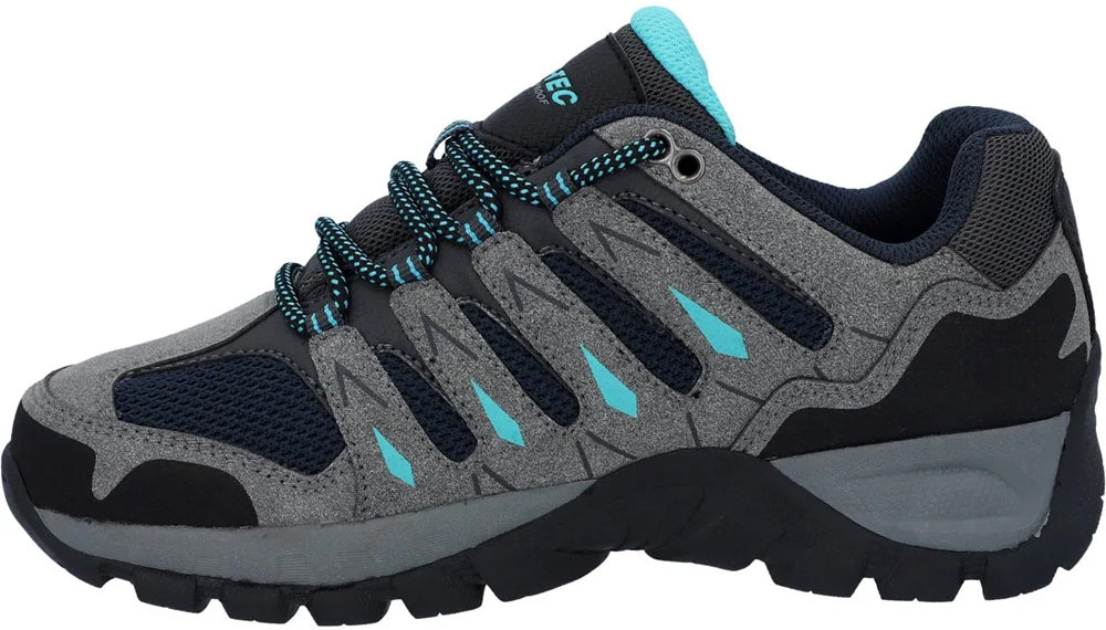 Hi-Tec Corzo Waterproof Women's Walking Shoes - Grey