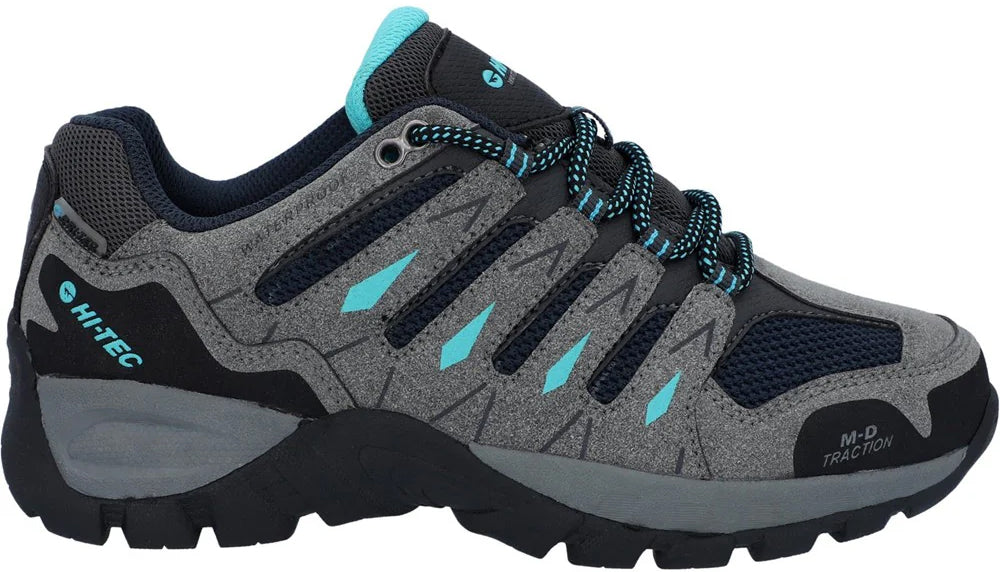 Hi-Tec Corzo Waterproof Women's Walking Shoes - Grey