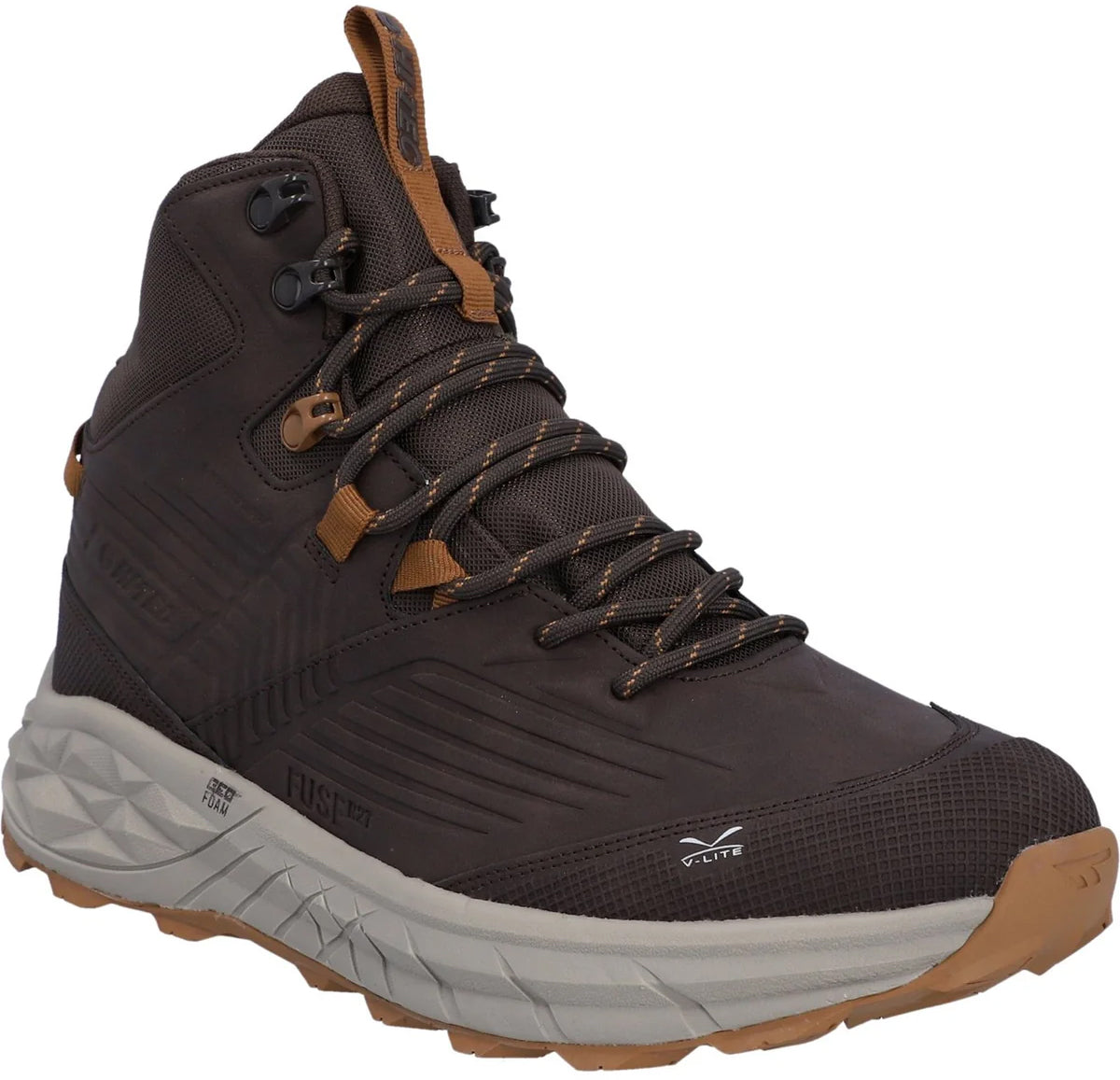 Hi-Tec Fuse Trek Mid Waterproof Men's Walking Boots - Brown