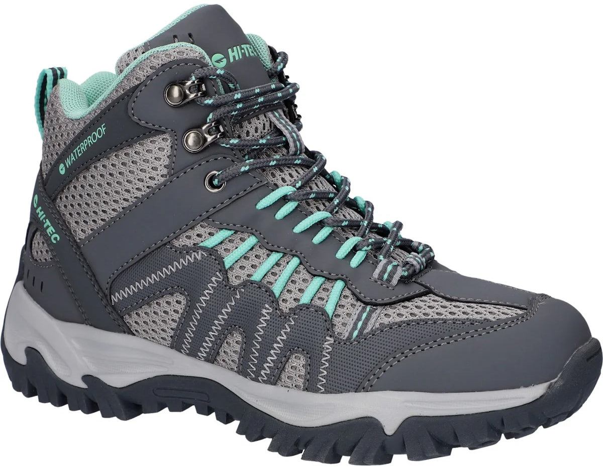 Hi-Tec Jaguar Mid Waterproof Women's Walking Boots - Grey