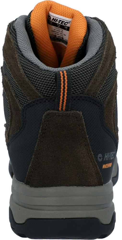 Hi-Tec Storm Waterproof Men's Walking Boots - Brown