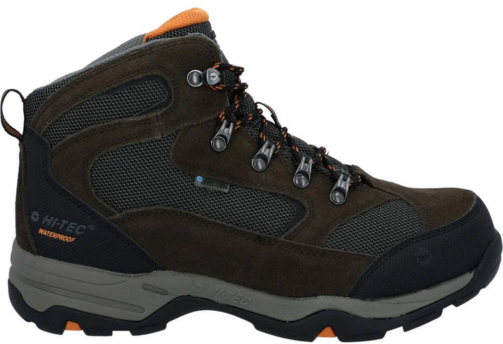 Hi-Tec Storm Waterproof Men's Walking Boots - Brown