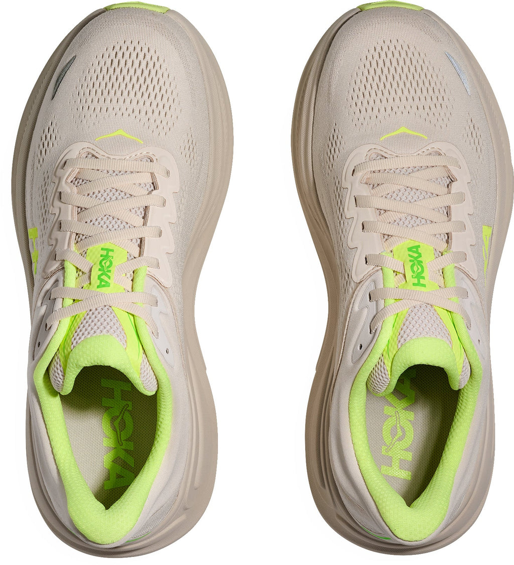 Hoka Bondi 9 Men's Running Shoes - Cream