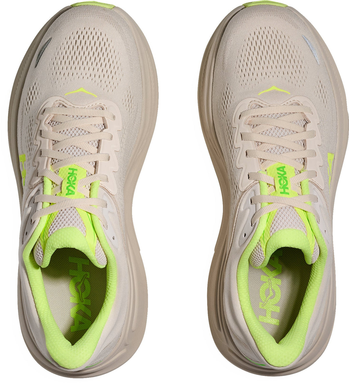 Hoka Bondi 9 Men's Running Shoes - Cream