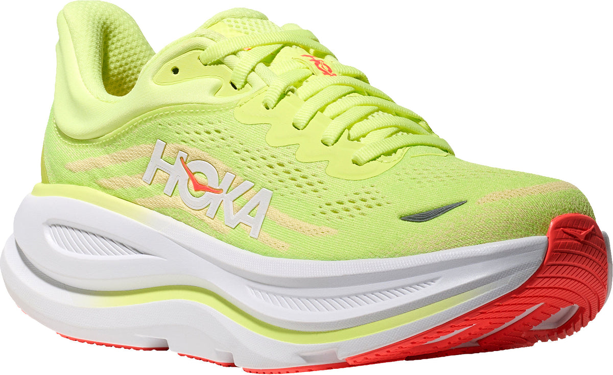 Hoka Bondi 9 Women's Running Shoes - Yellow