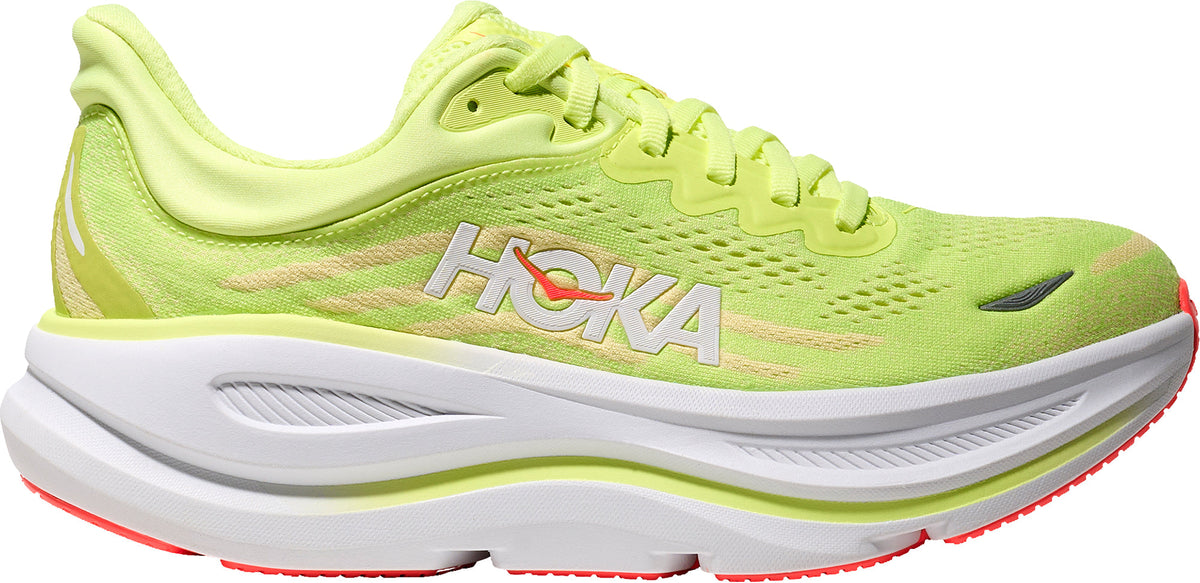 Hoka Bondi 9 Women's Running Shoes - Yellow