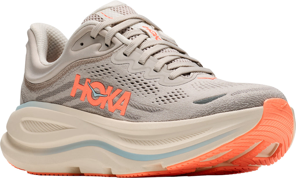 Hoka Bondi 9 Women's Running Shoes - Grey