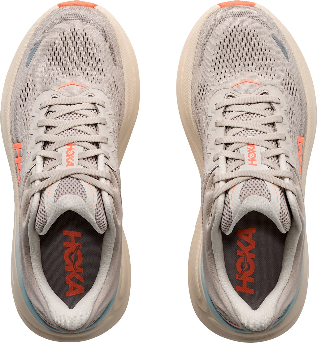 Hoka Bondi 9 Women's Running Shoes - Grey