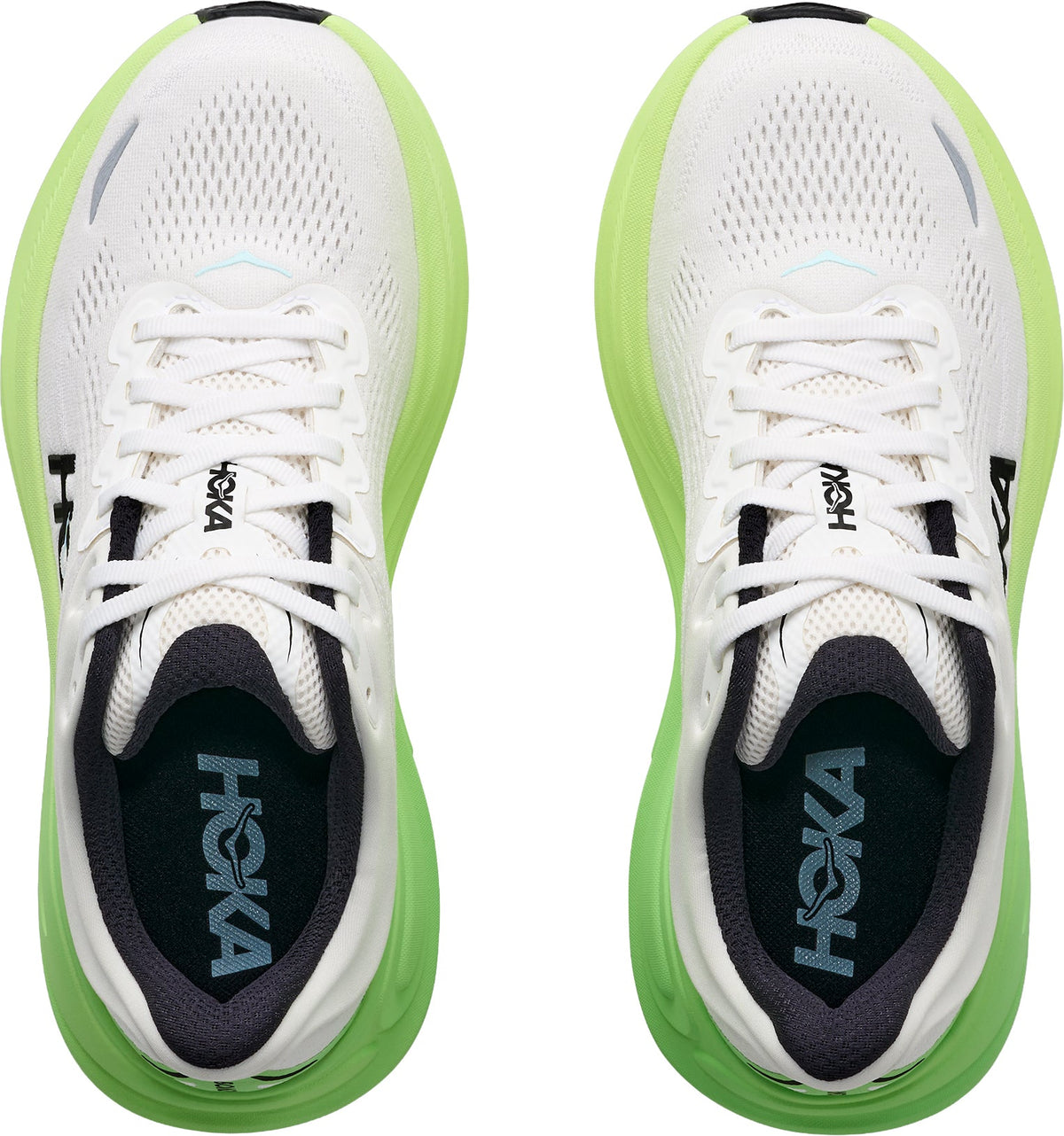 Hoka Bondi 9 WIDE FIT Women's Running Shoes - White