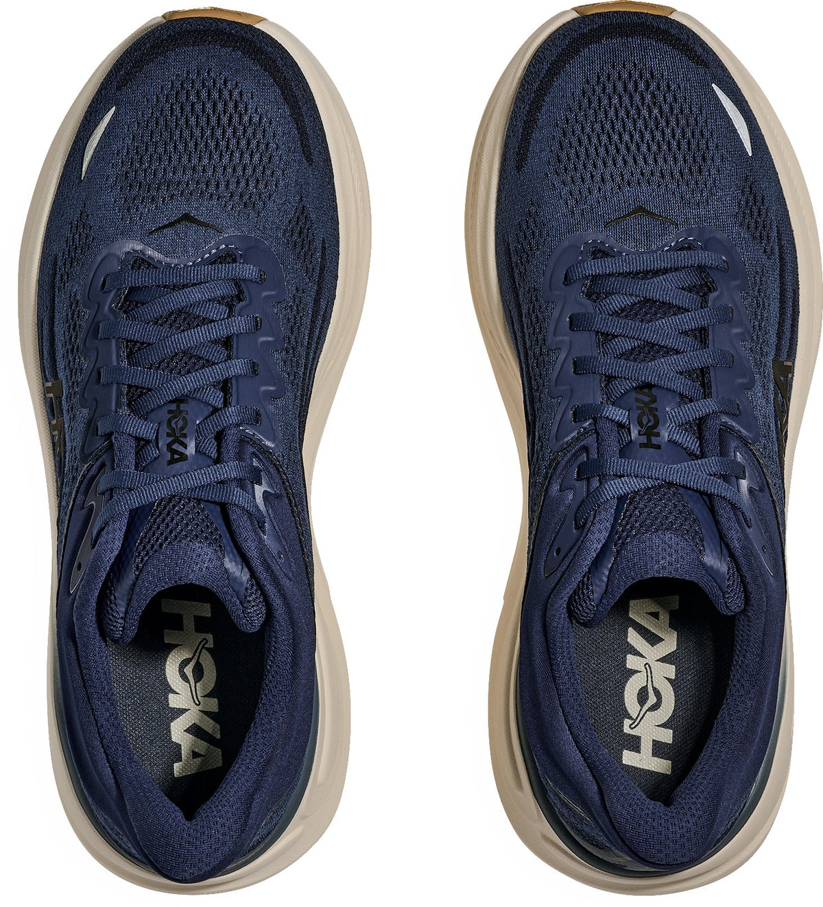 Hoka Bondi 9 WIDE FIT Men's Running Shoes - Blue