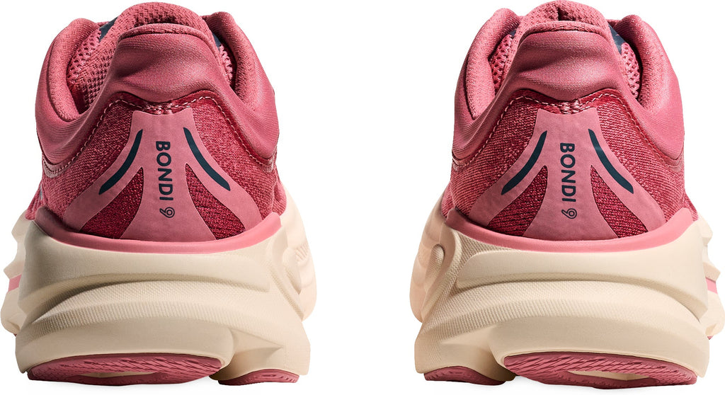 Hoka Bondi 9 WIDE FIT Women's Running Shoes - Pink