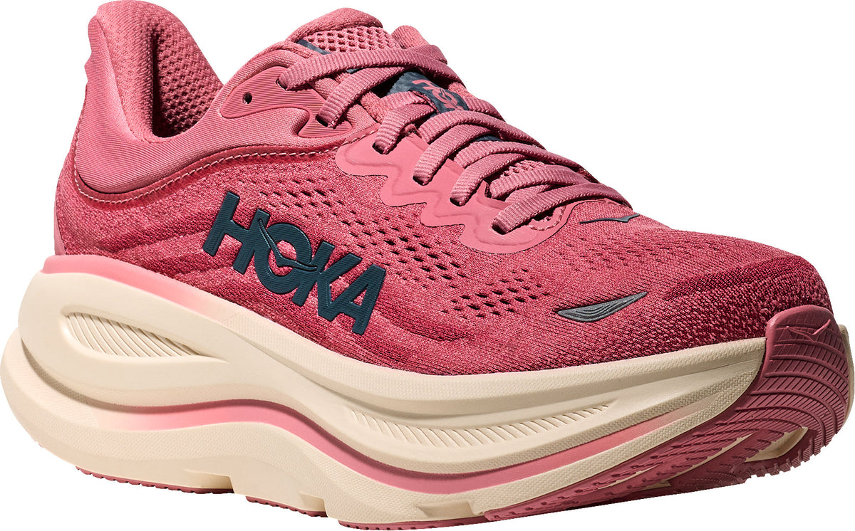 Hoka Bondi 9 WIDE FIT Women's Running Shoes - Pink