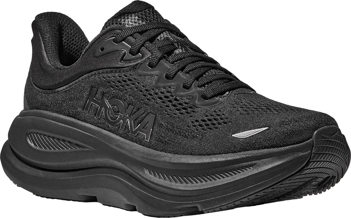 Hoka Bondi 9 WIDE FIT Women's Running Shoes - Black