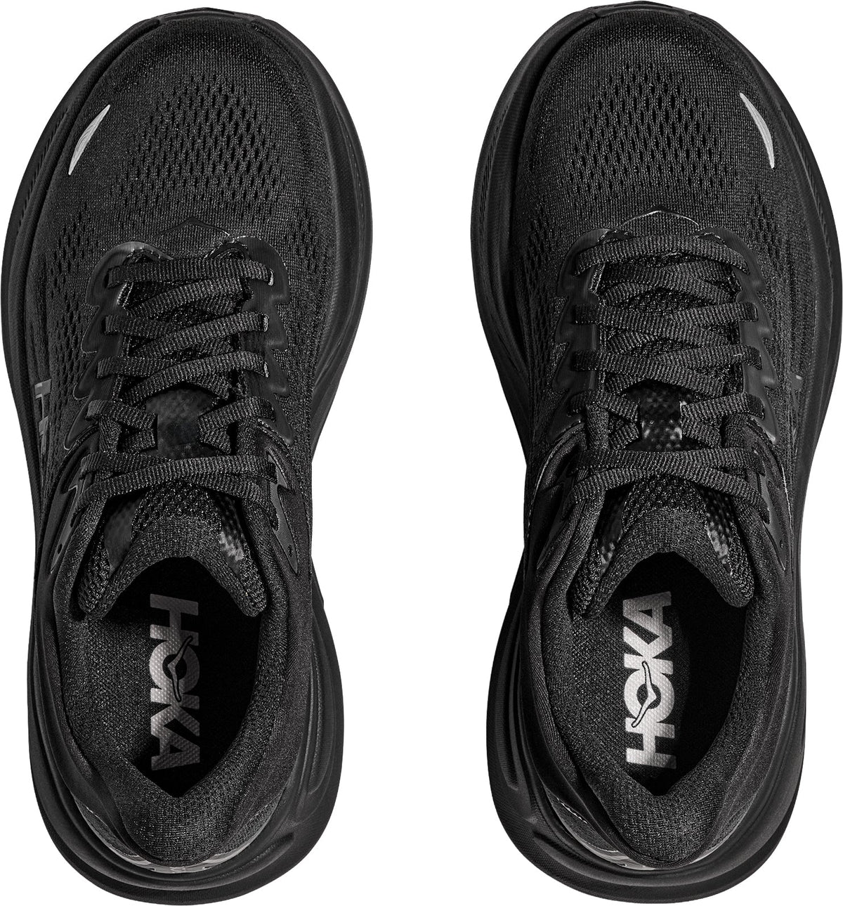 Hoka Bondi 9 WIDE FIT Women's Running Shoes - Black