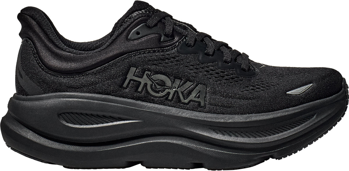 Hoka Bondi 9 WIDE FIT Women's Running Shoes - Black
