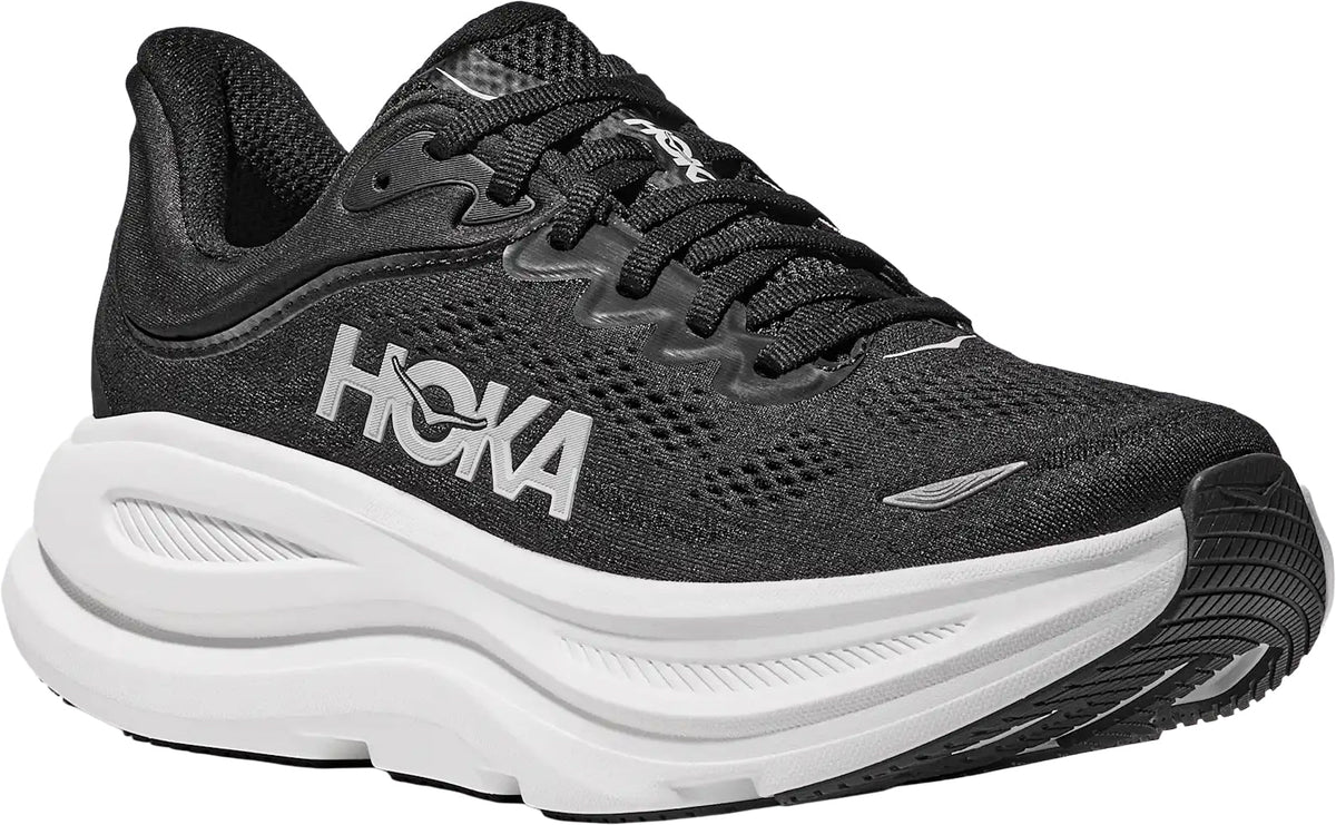 Hoka Bondi 9 WIDE FIT Women's Running Shoes - Black