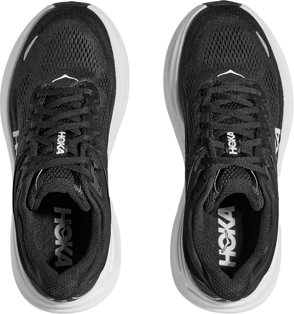 Hoka Bondi 9 WIDE FIT Women's Running Shoes - Black