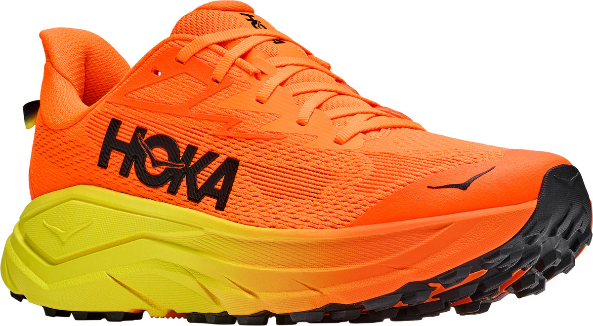 Hoka Challenger 8 WIDE FIT Men's Trail Running Shoes - Orange