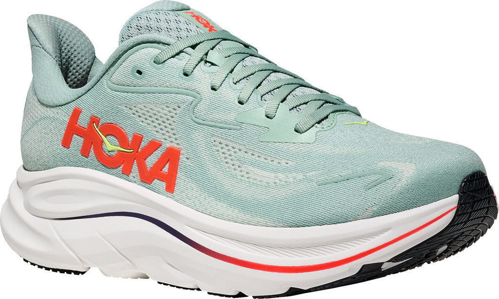 Hoka Clifton 10 Men's Running Shoes - Green