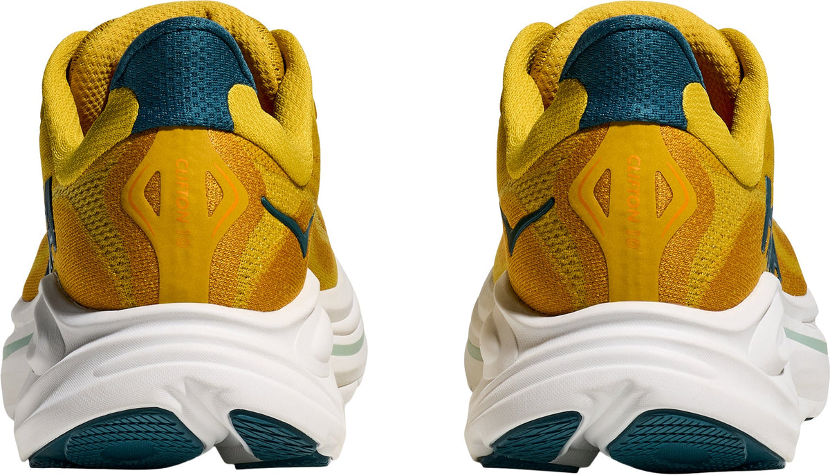 Hoka Clifton 10 Men's Running Shoes - Yellow