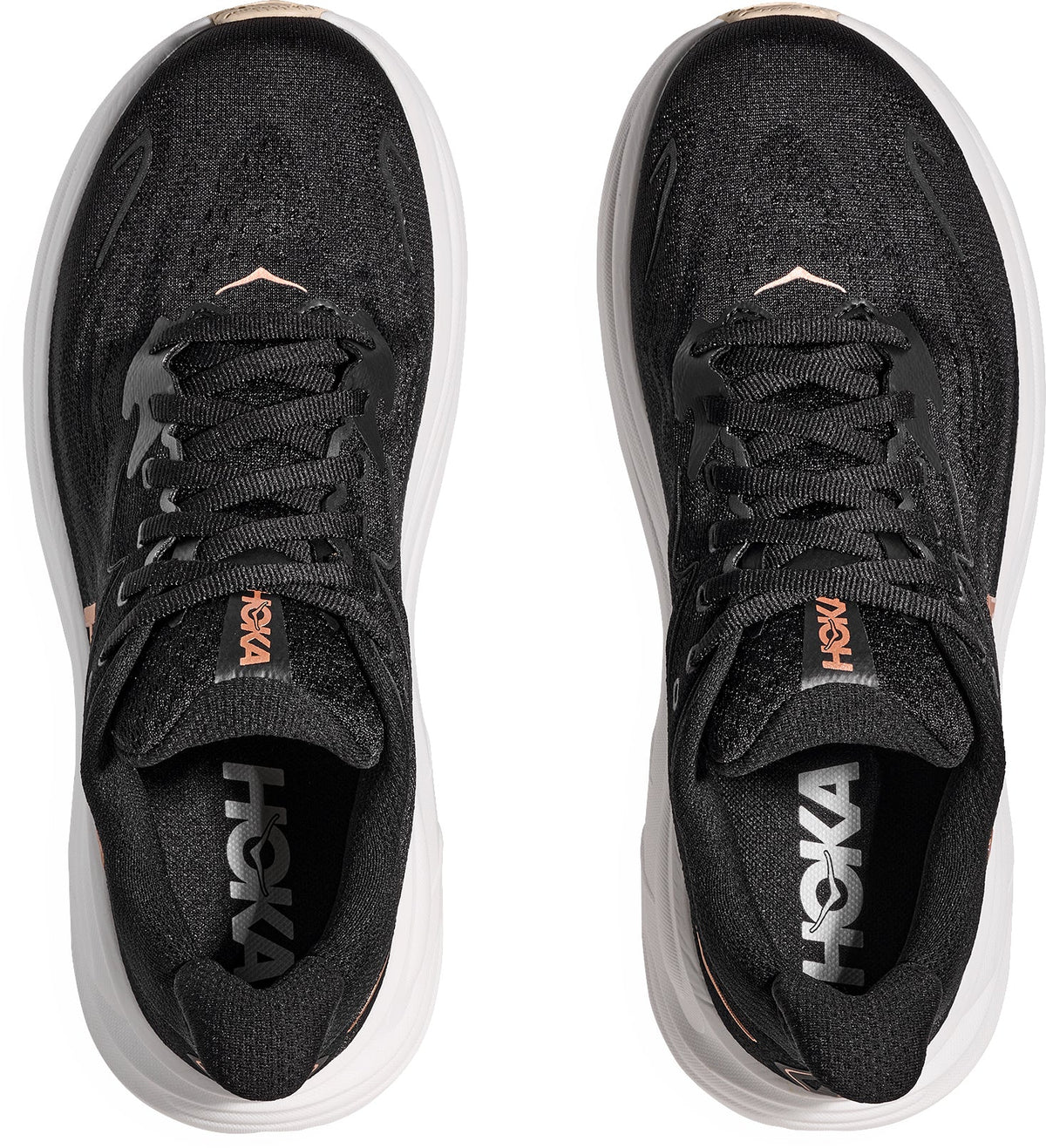 Hoka Clifton 10 Women's Running Shoes - Black