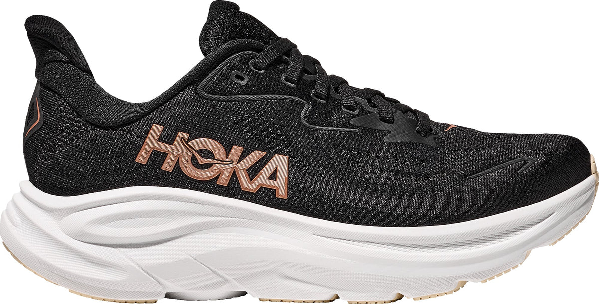 Hoka Clifton 10 Women's Running Shoes - Black