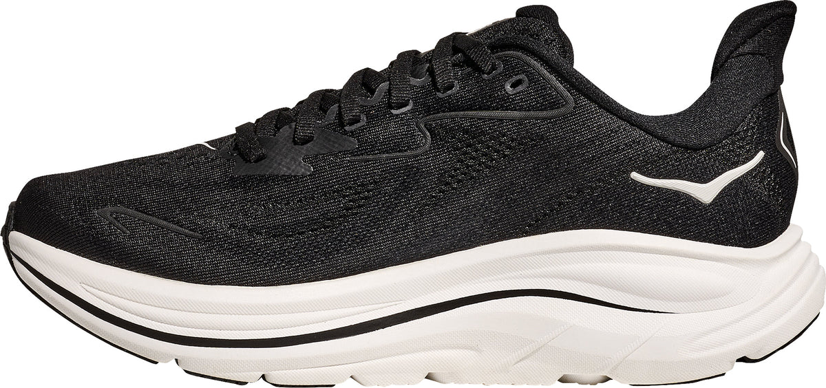 Hoka Clifton 10 WIDE FIT Men's Running Shoes - Black