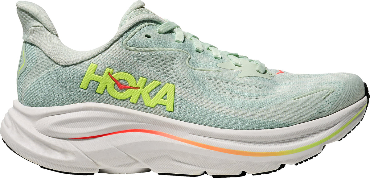 Hoka Clifton 10 WIDE FIT Women's Running Shoes - Green