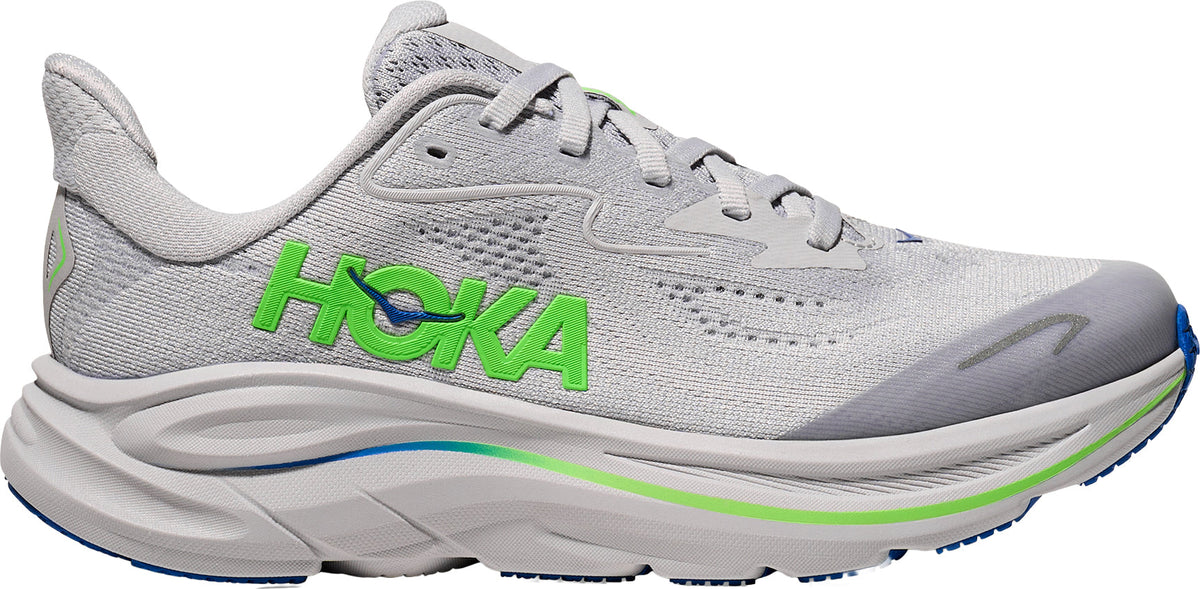 Hoka Clifton 10 Junior Running Shoes - Grey