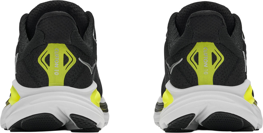 Hoka Cliftion 10 Junior Running Shoes - Black